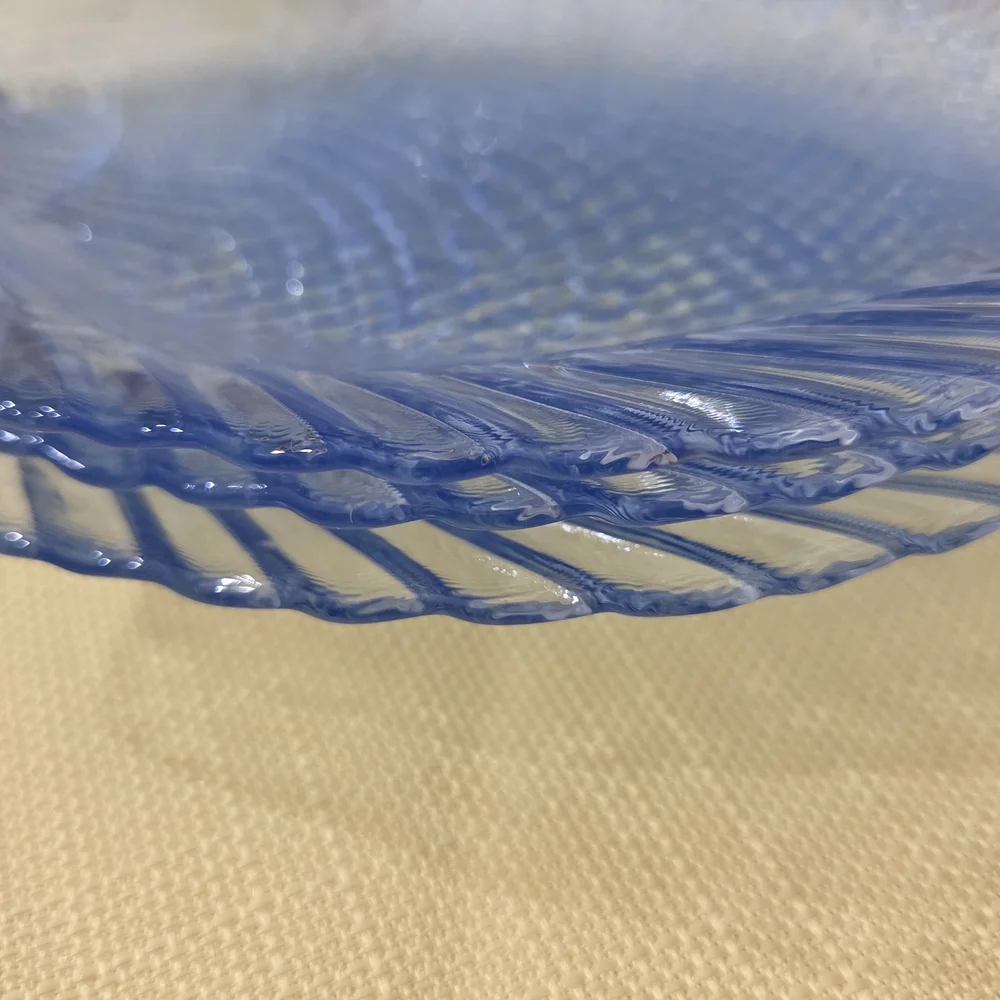 Transparent Fish-Shaped Glass Plate